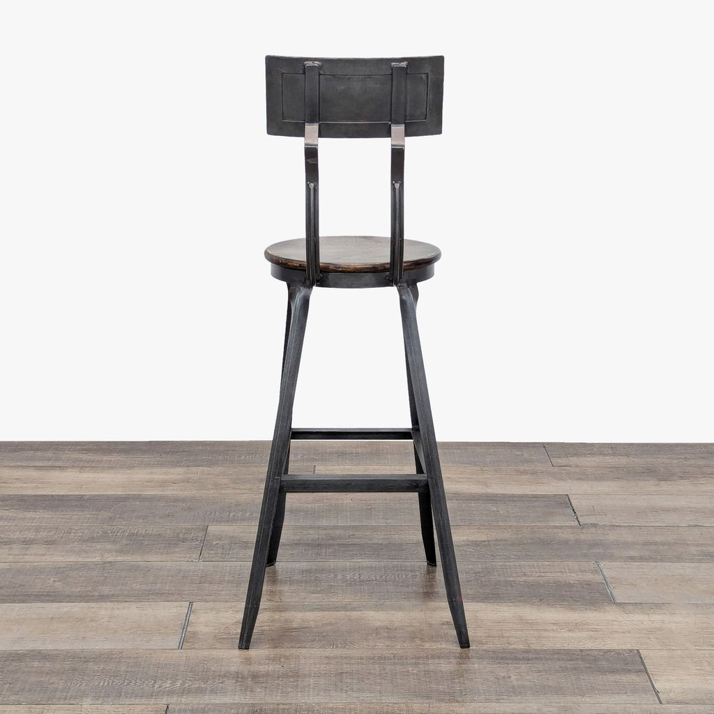 World Market Wood And Metal Stool