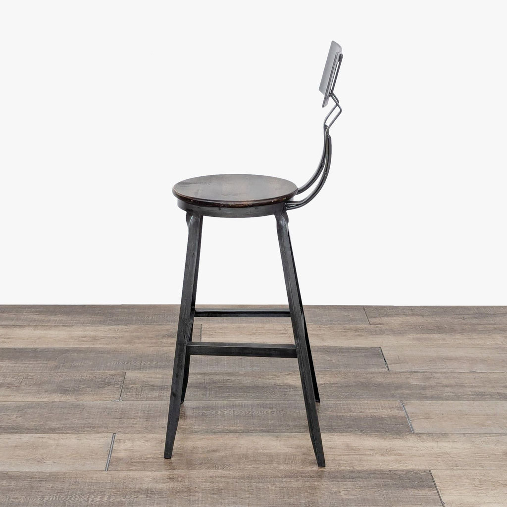 World Market Wood And Metal Stool