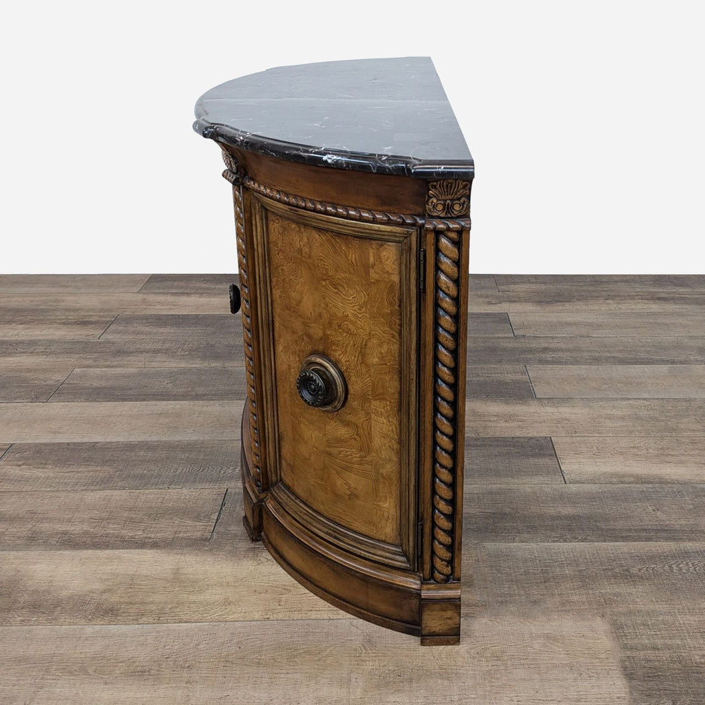 Demilune Marble Top Sideboard