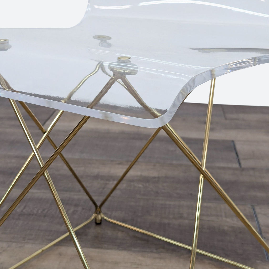 the [ unused0 ] table with brass legs