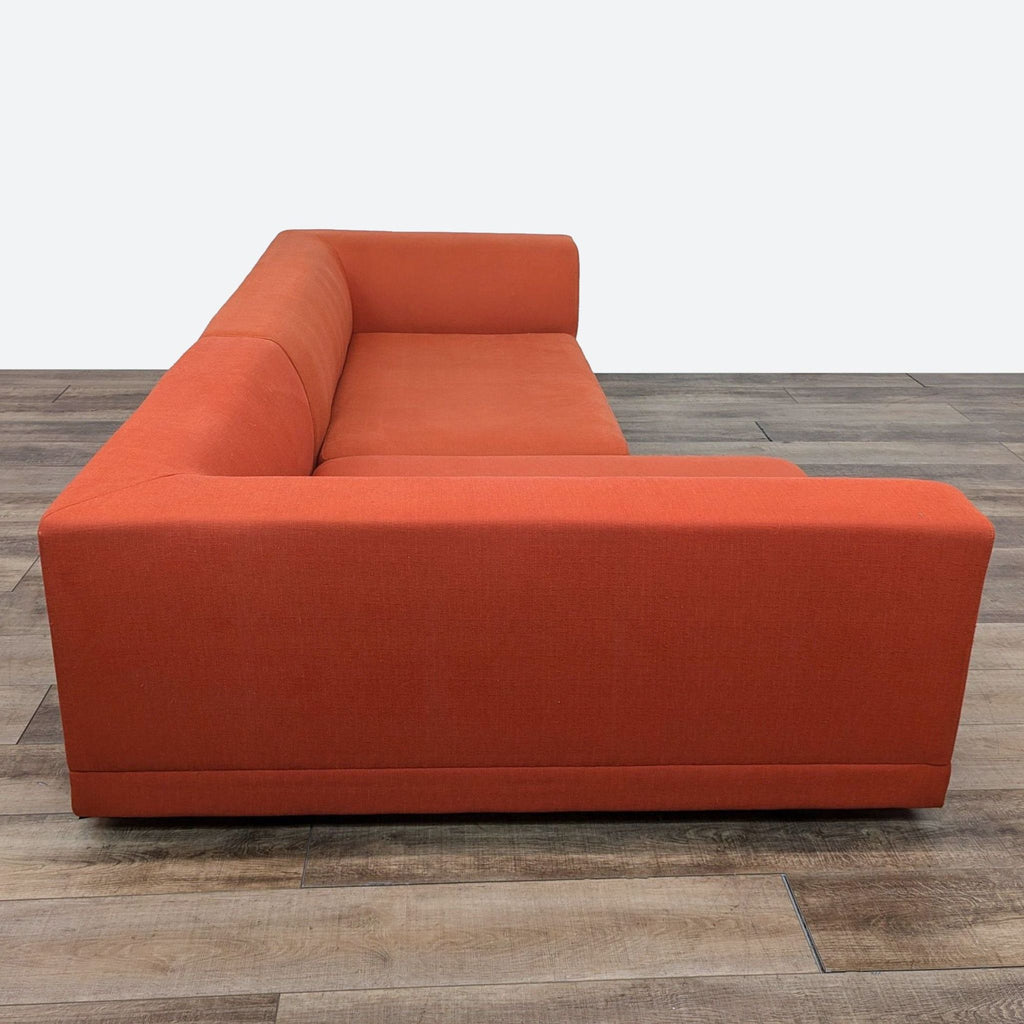 Scandinavian Designs Tysse Orange Sectional Sofa