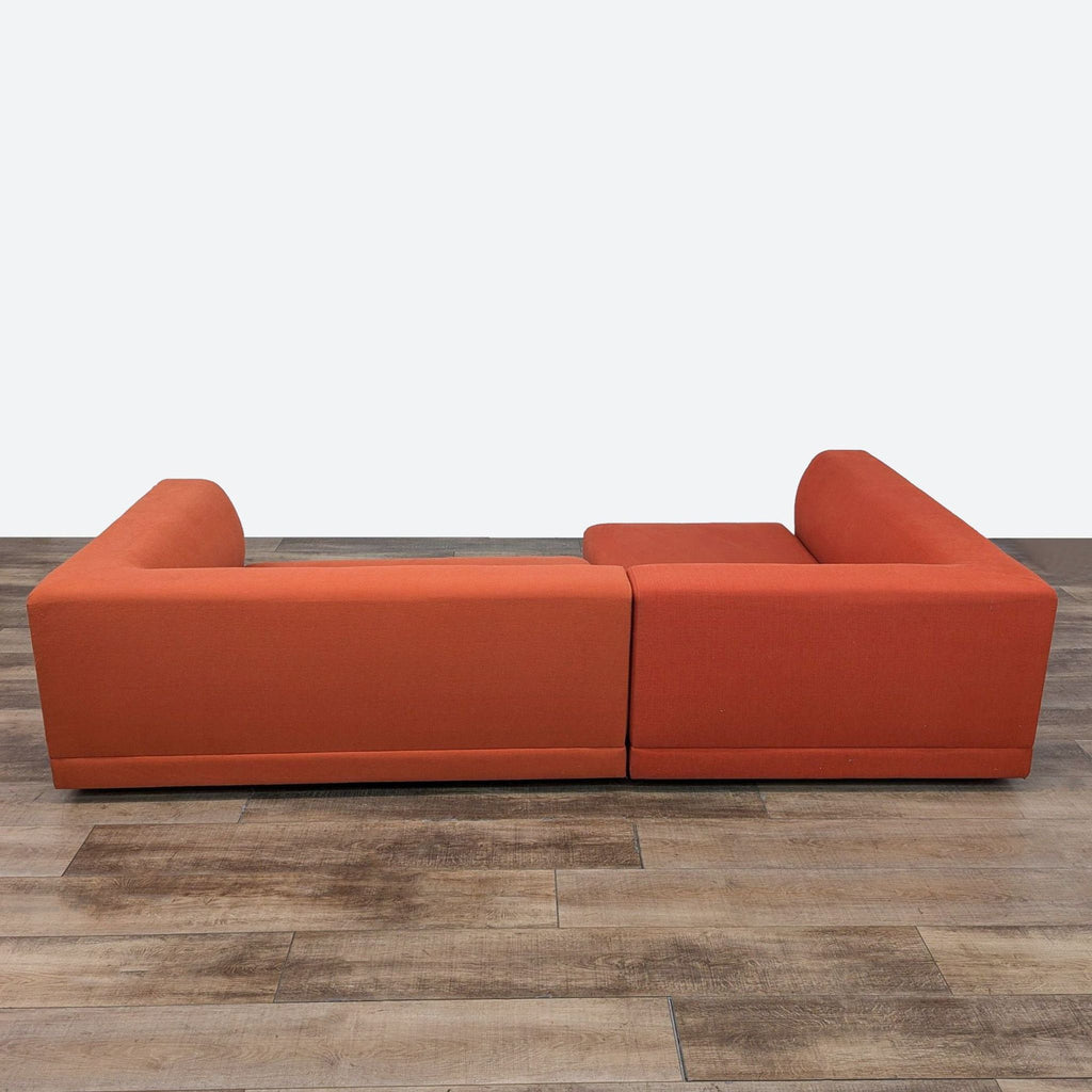 Scandinavian Designs Tysse Orange Sectional Sofa