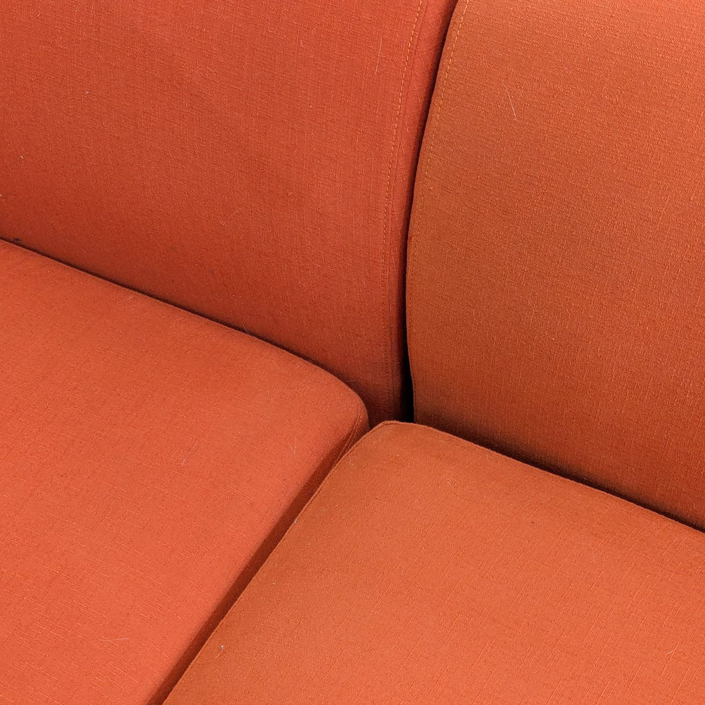 Scandinavian Designs Tysse Orange Sectional Sofa