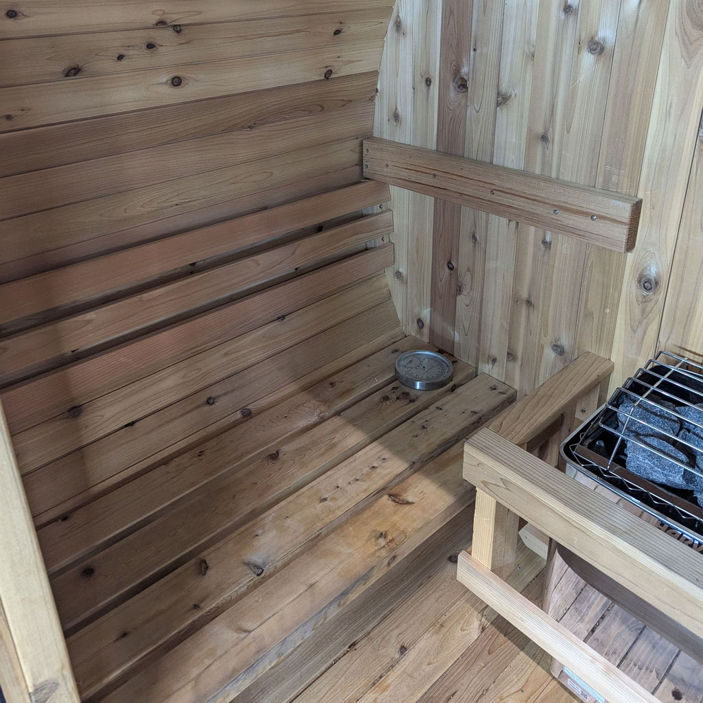 Almost Heaven Salem 2 Person Barrel Sauna - Accepted Offer (20.00% discount)