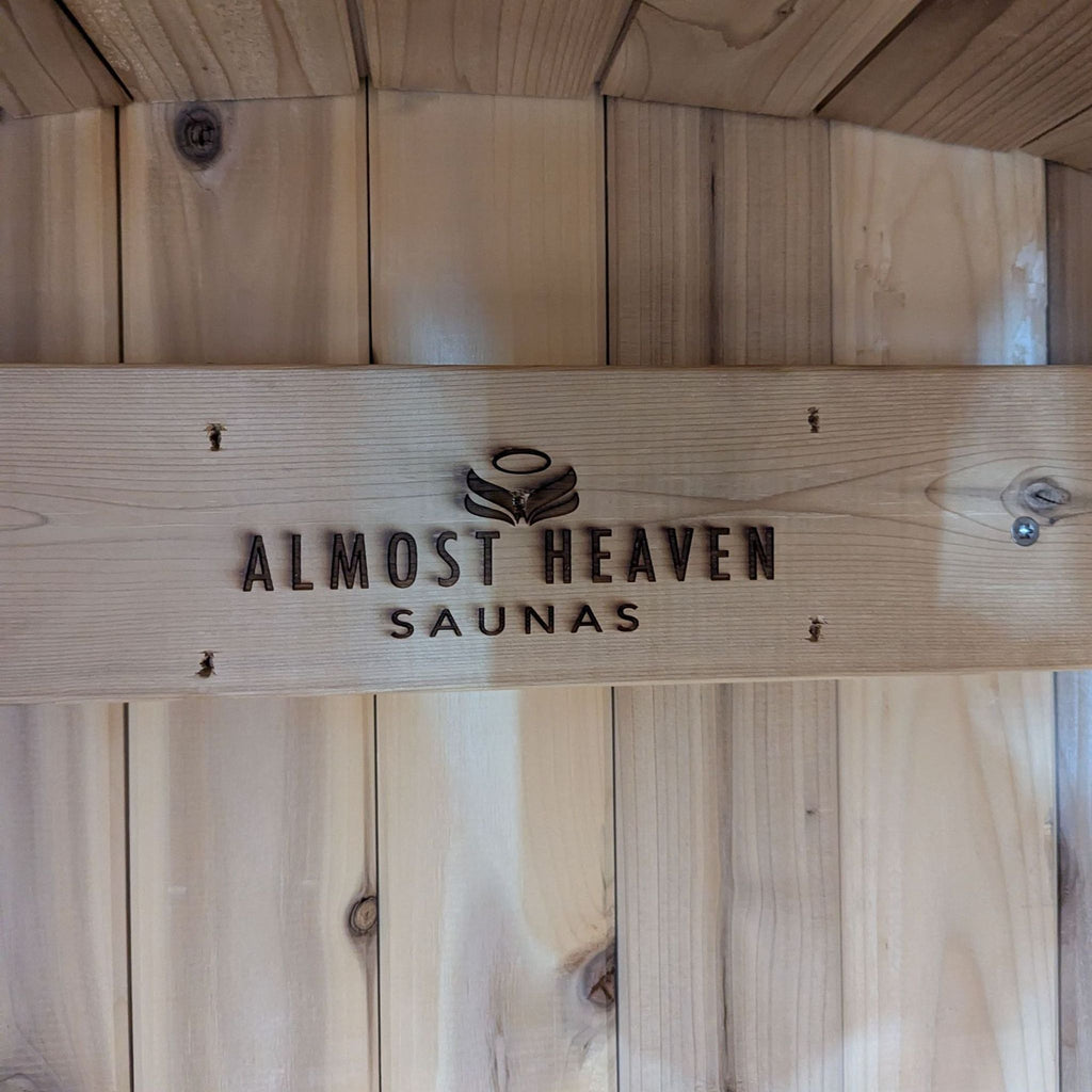 Almost Heaven Salem 2 Person Barrel Sauna