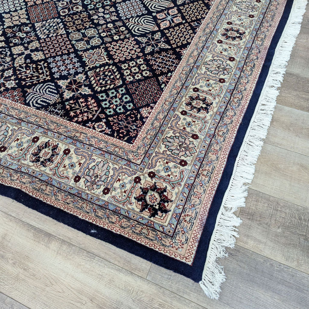 Blue Hand Knotted Persian Area Rug