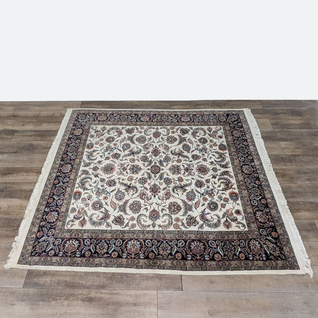 Elegant Persian-Style Floral Rug