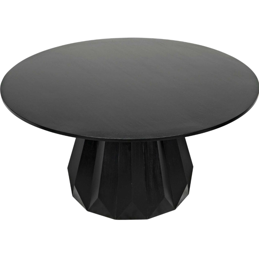 the [ unused0 ] round black dining table