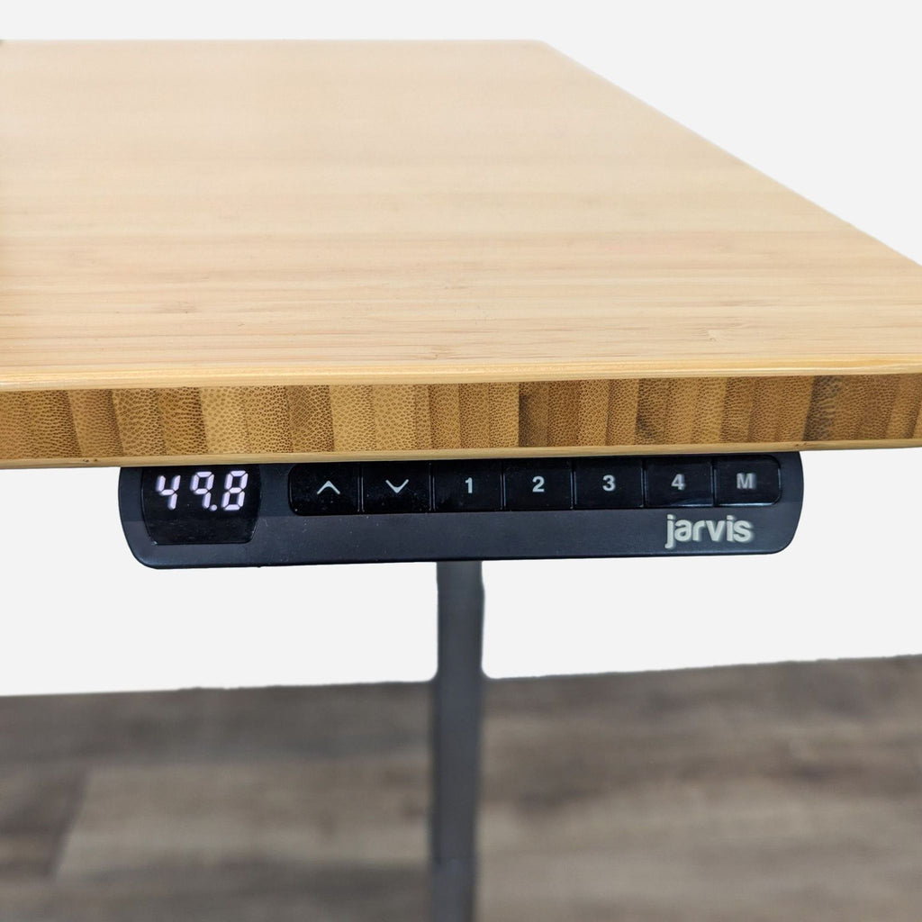 Jarvis Bamboo Standing Desk with Removable Monitor Mount