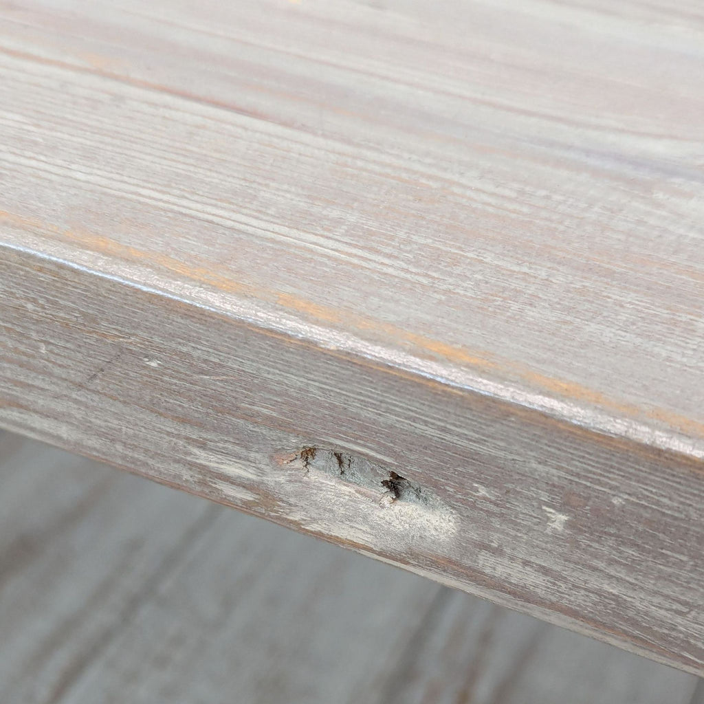 Restoration Hardware Balustrade Salvaged Wood Coffee Table