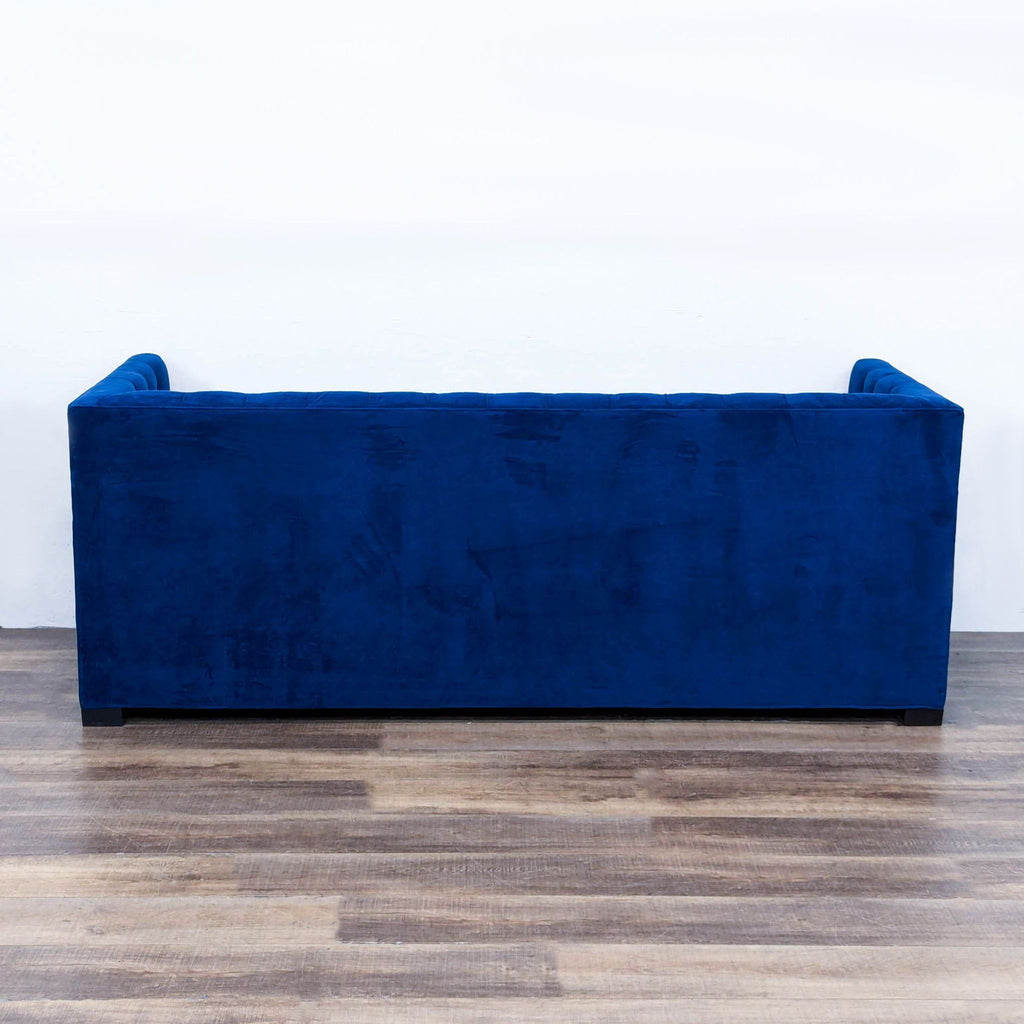 Clad Home Blue Tufted Sleeper Sofa