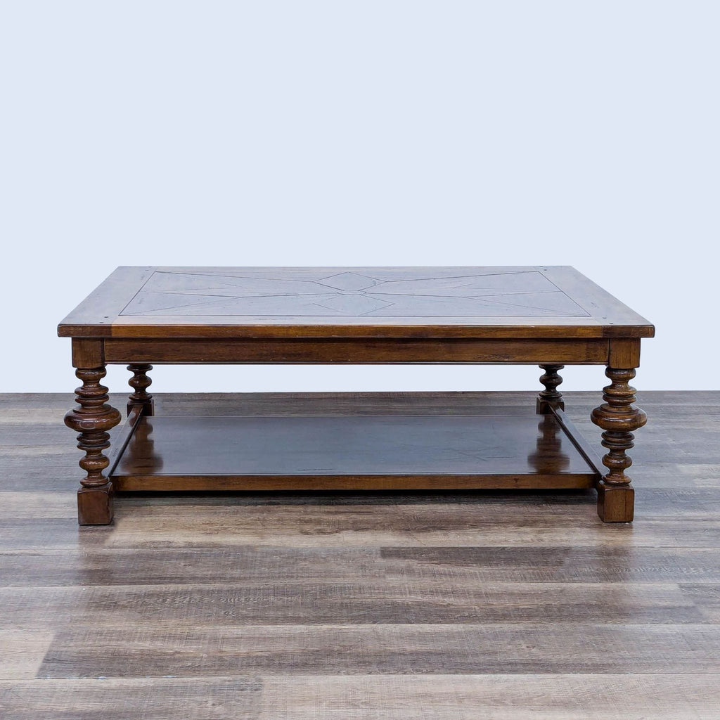 a 19th century spanish colonial style coffee table