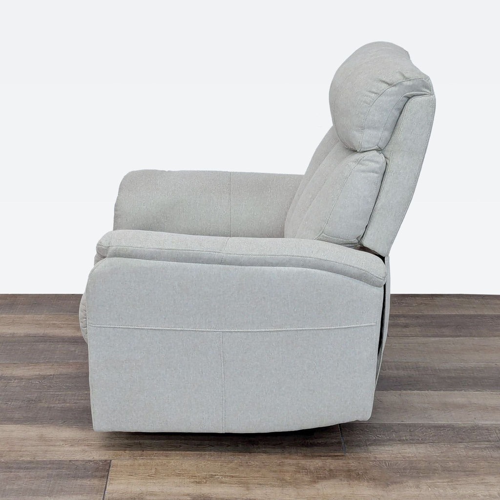 Plush Contemporary Manual Recliner