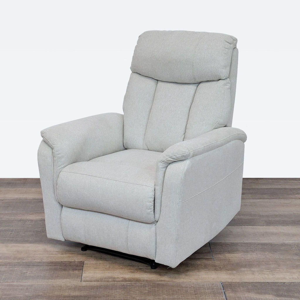 Plush Contemporary Manual Recliner