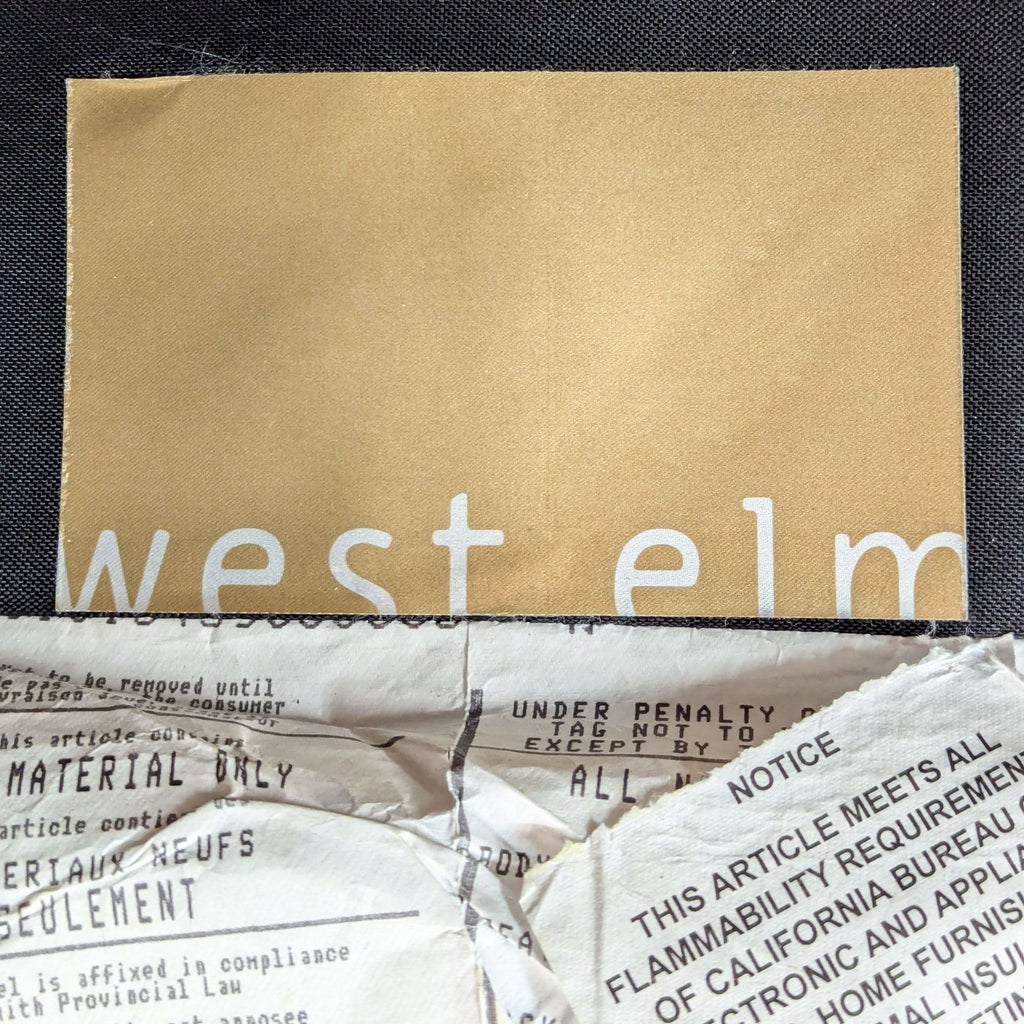 West Elm Shelter Sofa with Performance Velvet Upholstery