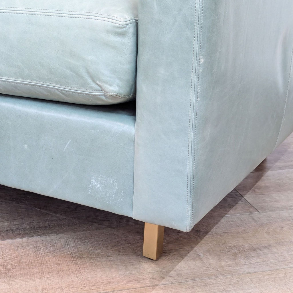 Mitchell Gold + Bob Williams Hunter Modern Leather Sofa