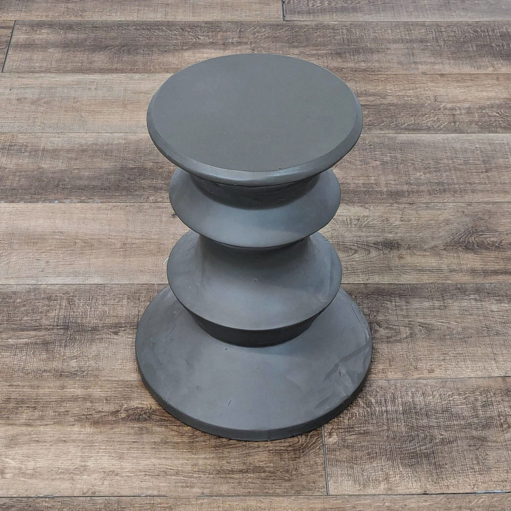 the gray barn heavenly winds solid wood base stool