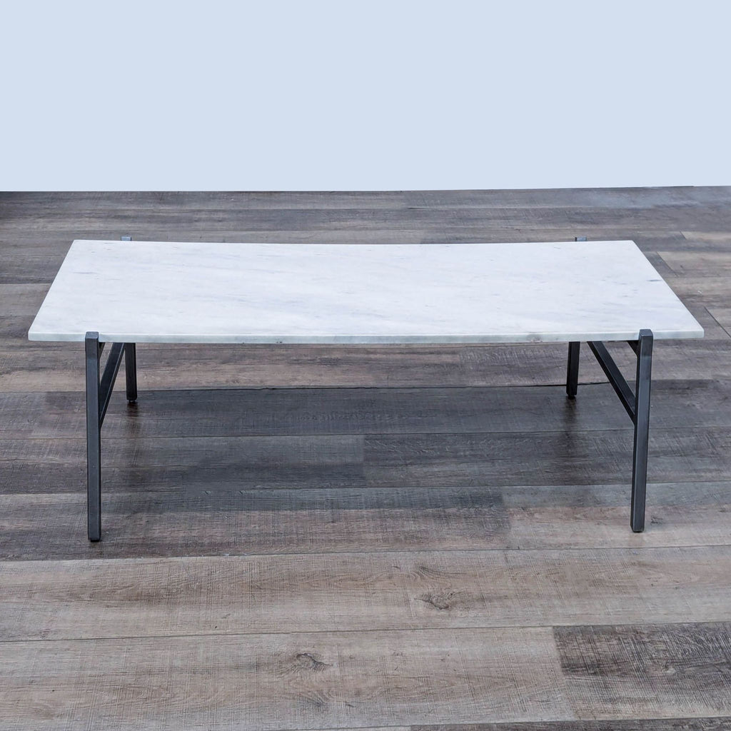 CB2 Slab Marble Coffee Table