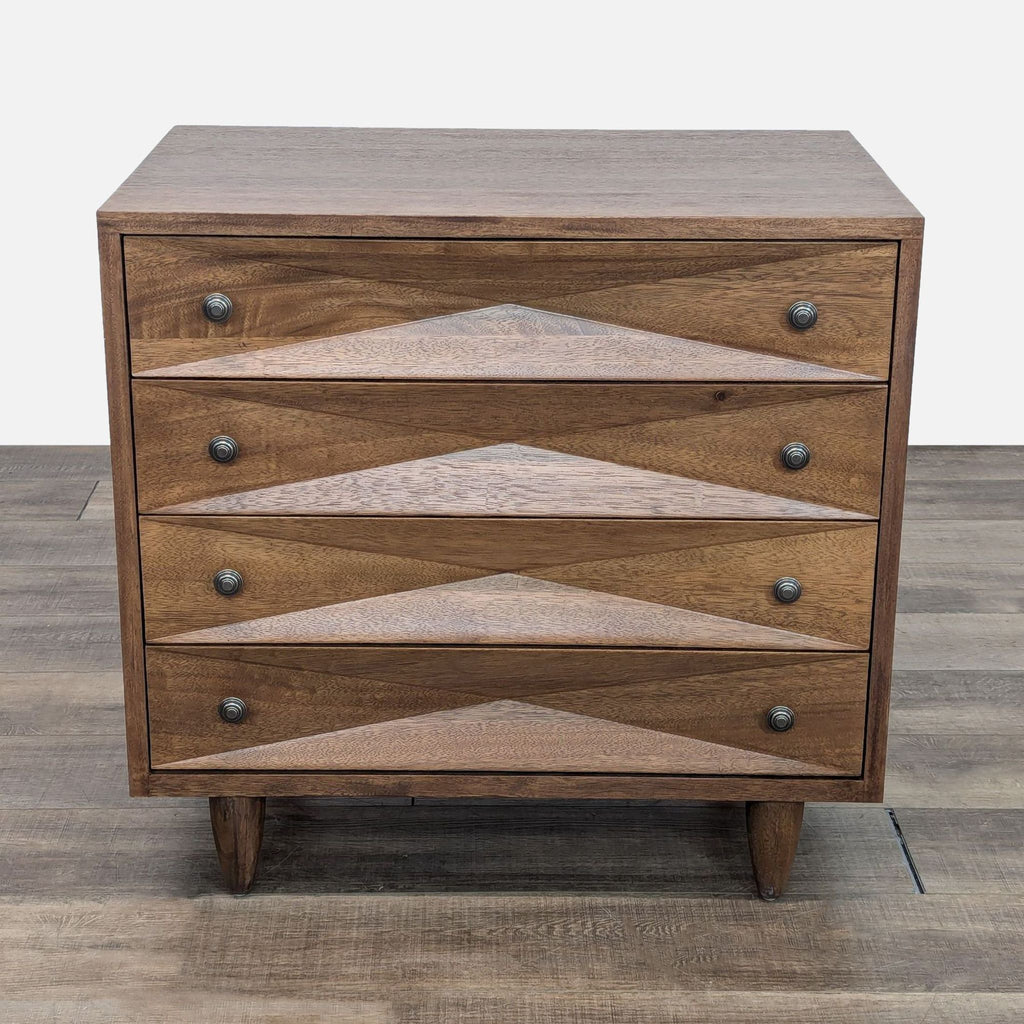 the urban port brown 3 drawer chest