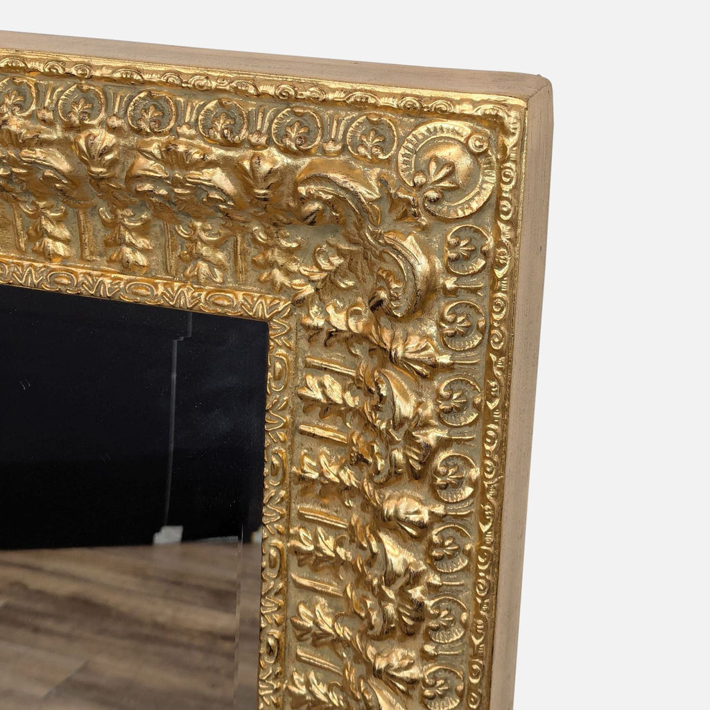 a french gilt - metal mirror with gilt - bronze frame for sale