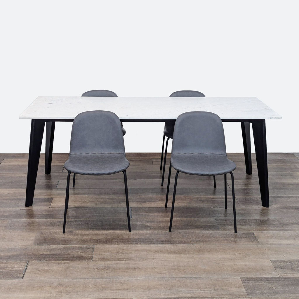 the table is a minimalist design that can be used in any room.