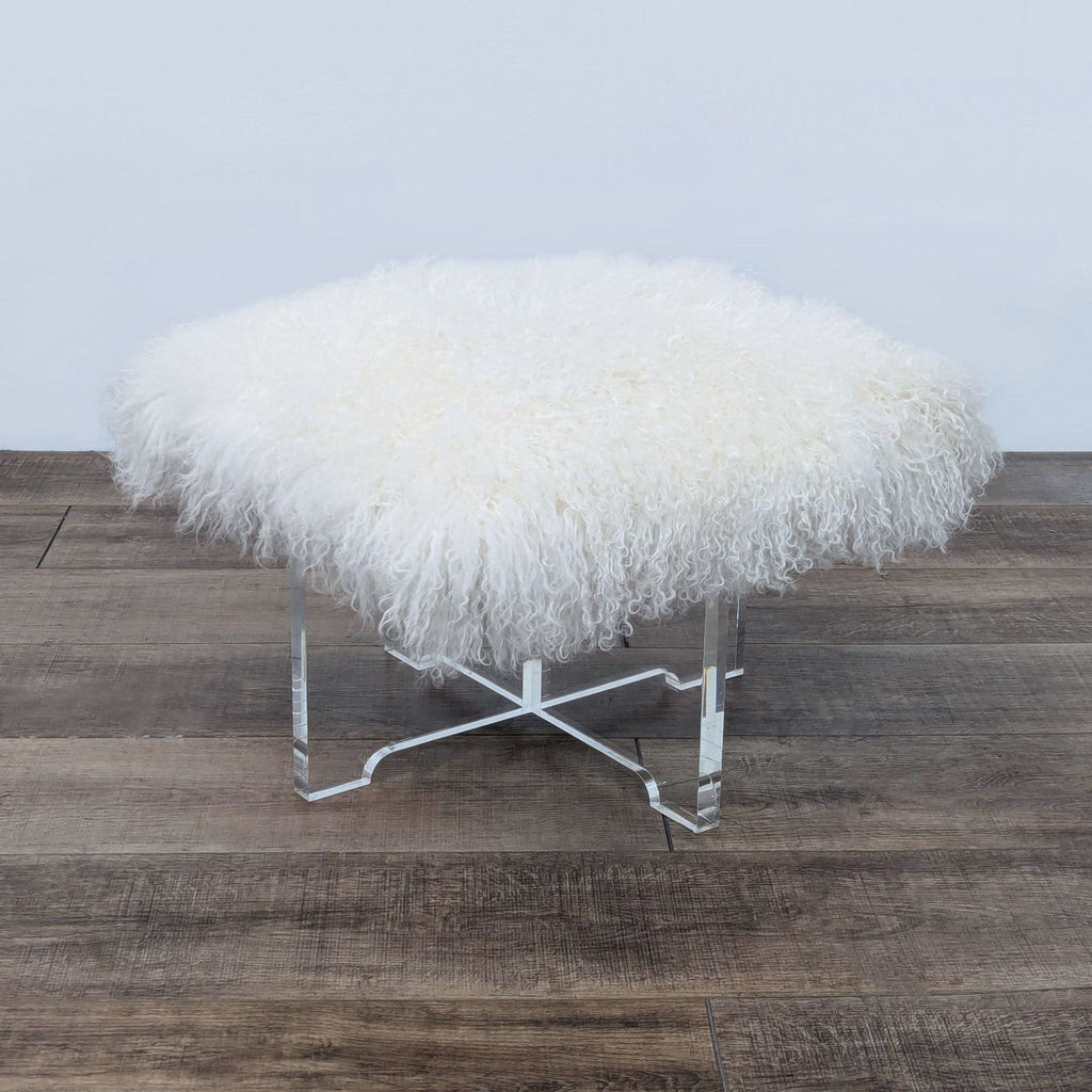 Jonathan Adler Mongolian Lamb Bench