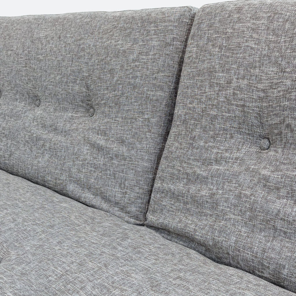 West Elm Modern Gray Futon