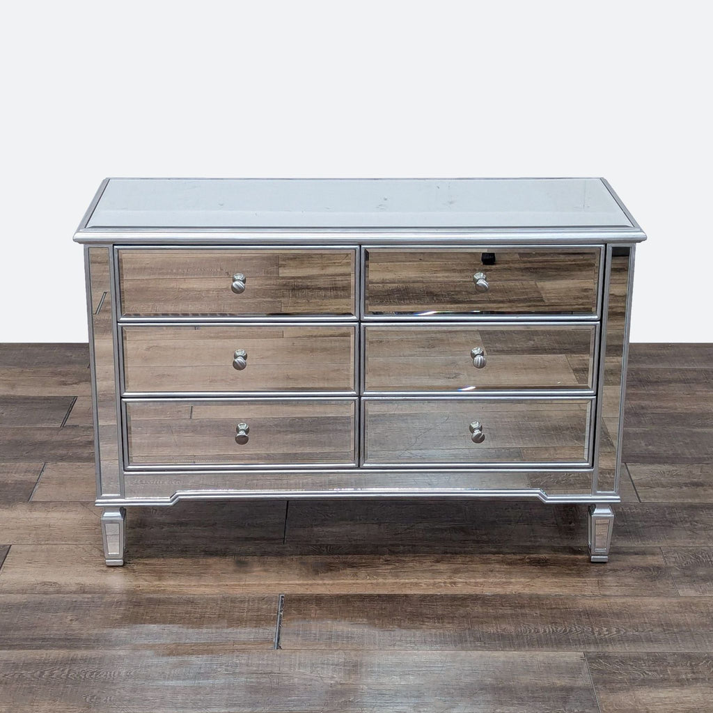 the urban port mirrored chest of drawers