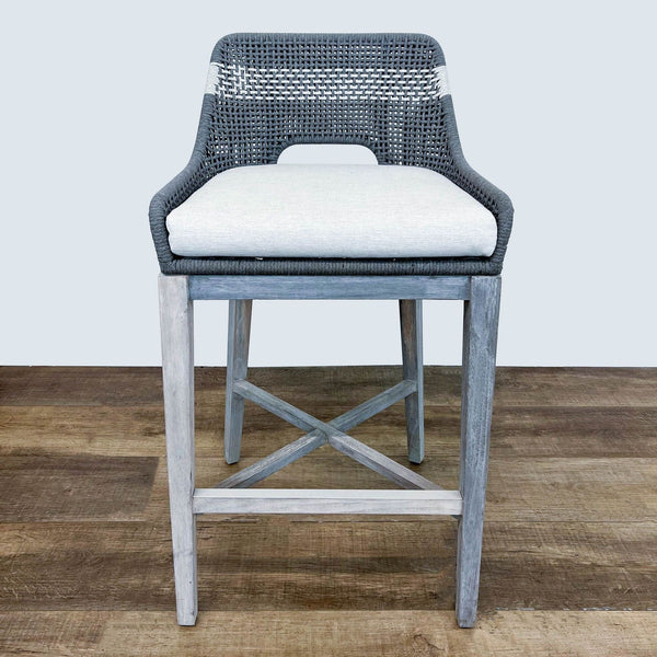 the [ unused0 ] bar stool with white fabric