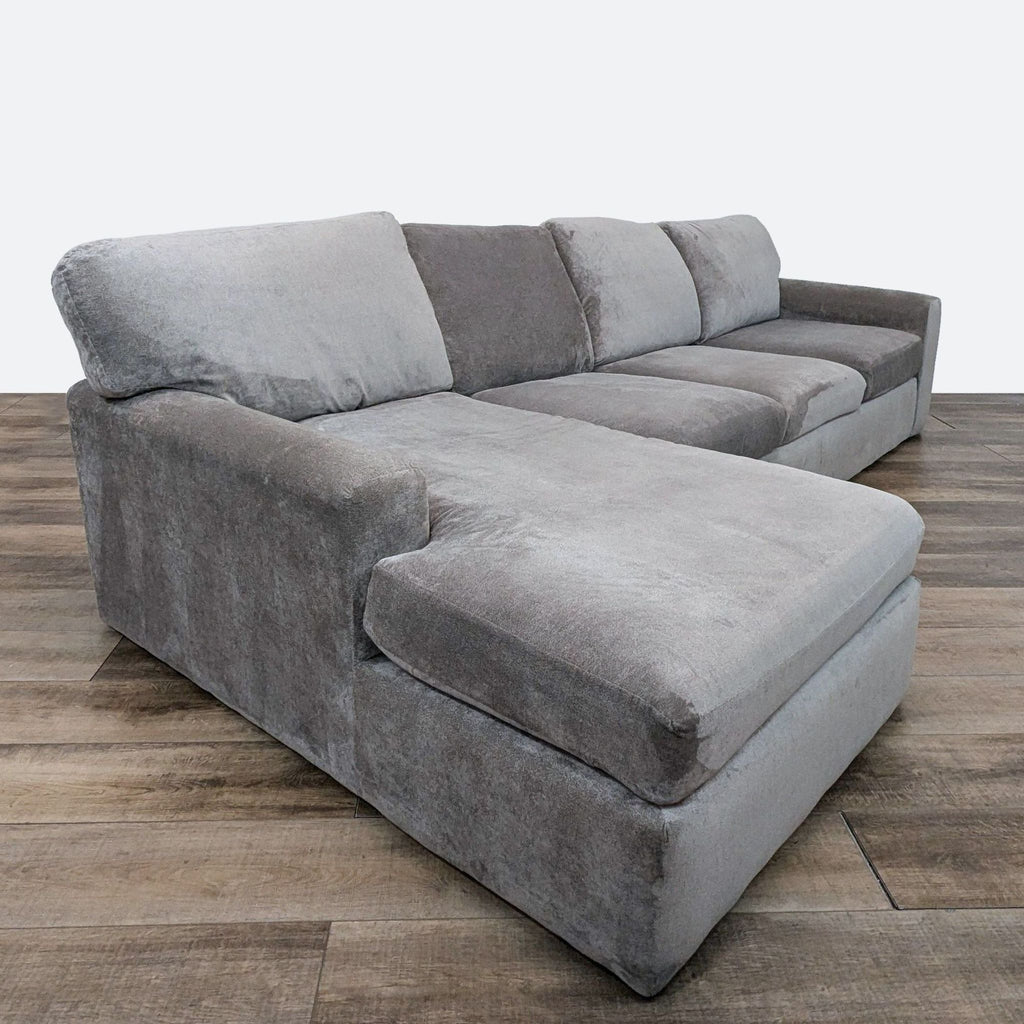 Plush Modern Sofa with Chaise from Living Spaces