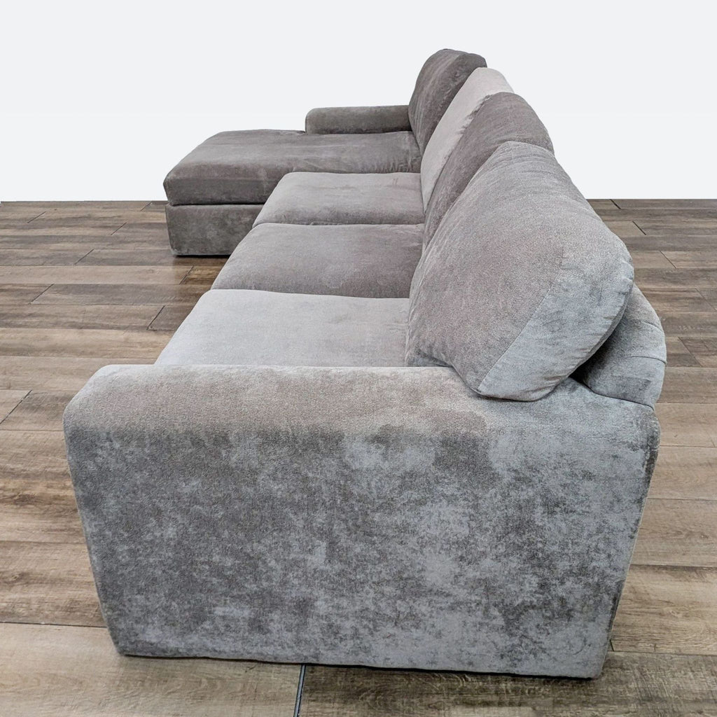 Plush Modern Sofa with Chaise from Living Spaces