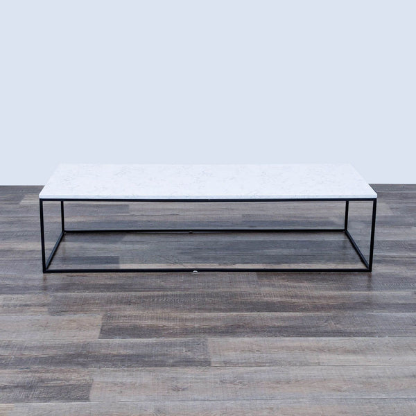 the marble coffee table - marble