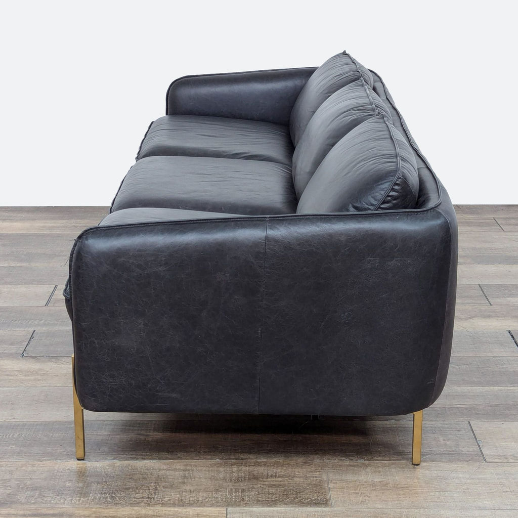 leather sofa in the style of [ unused0 ]