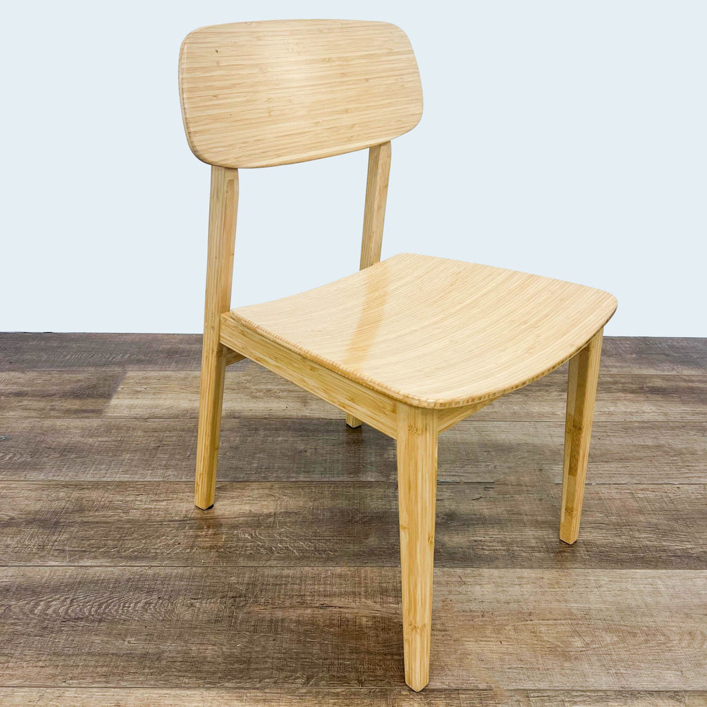 the chair is made of solid wood.