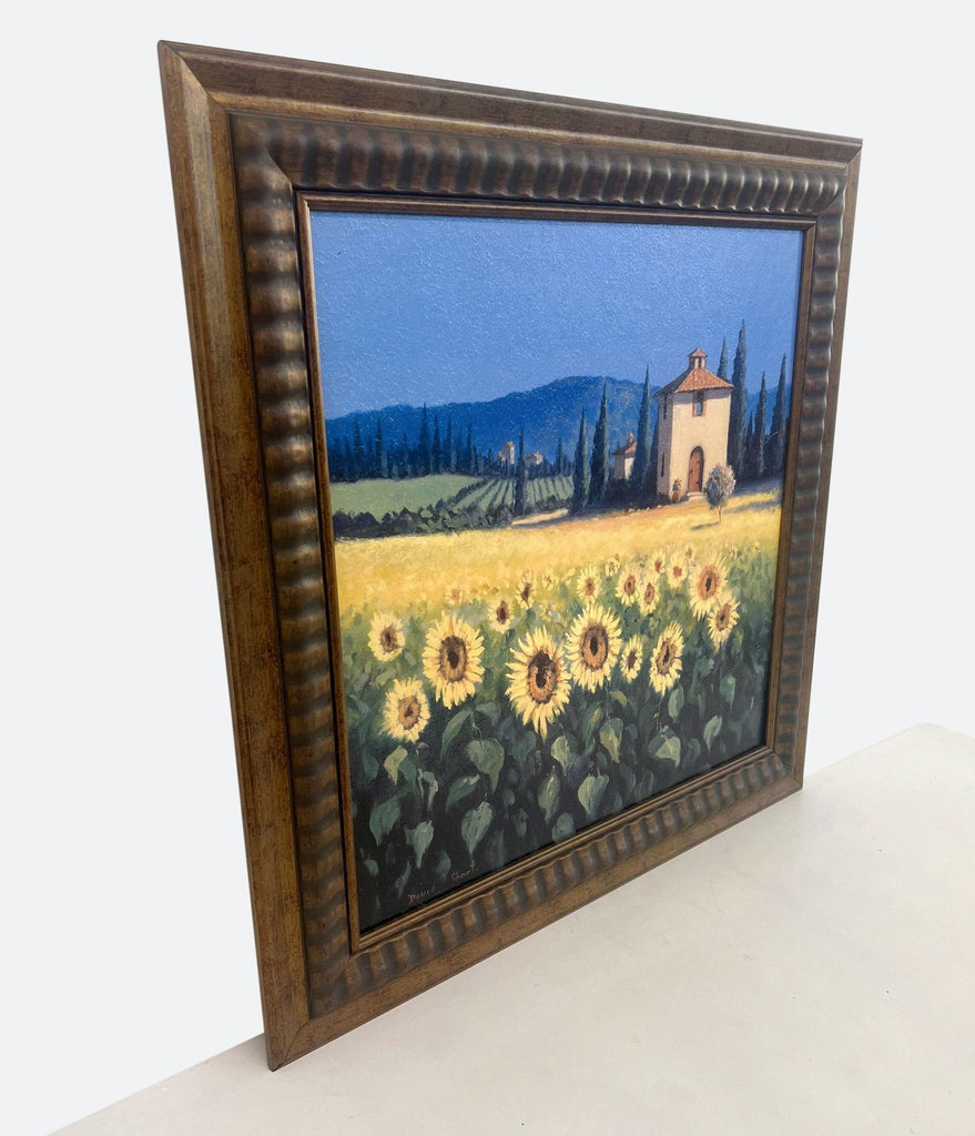 Framed Painting “Tuscan Summer Fields” by David Short