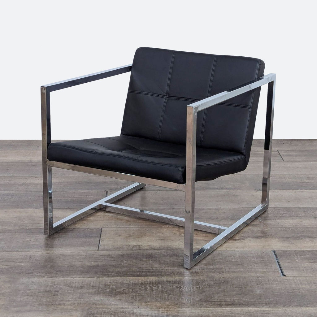 Carbon Modern Occasional Chair by Zuo Modern