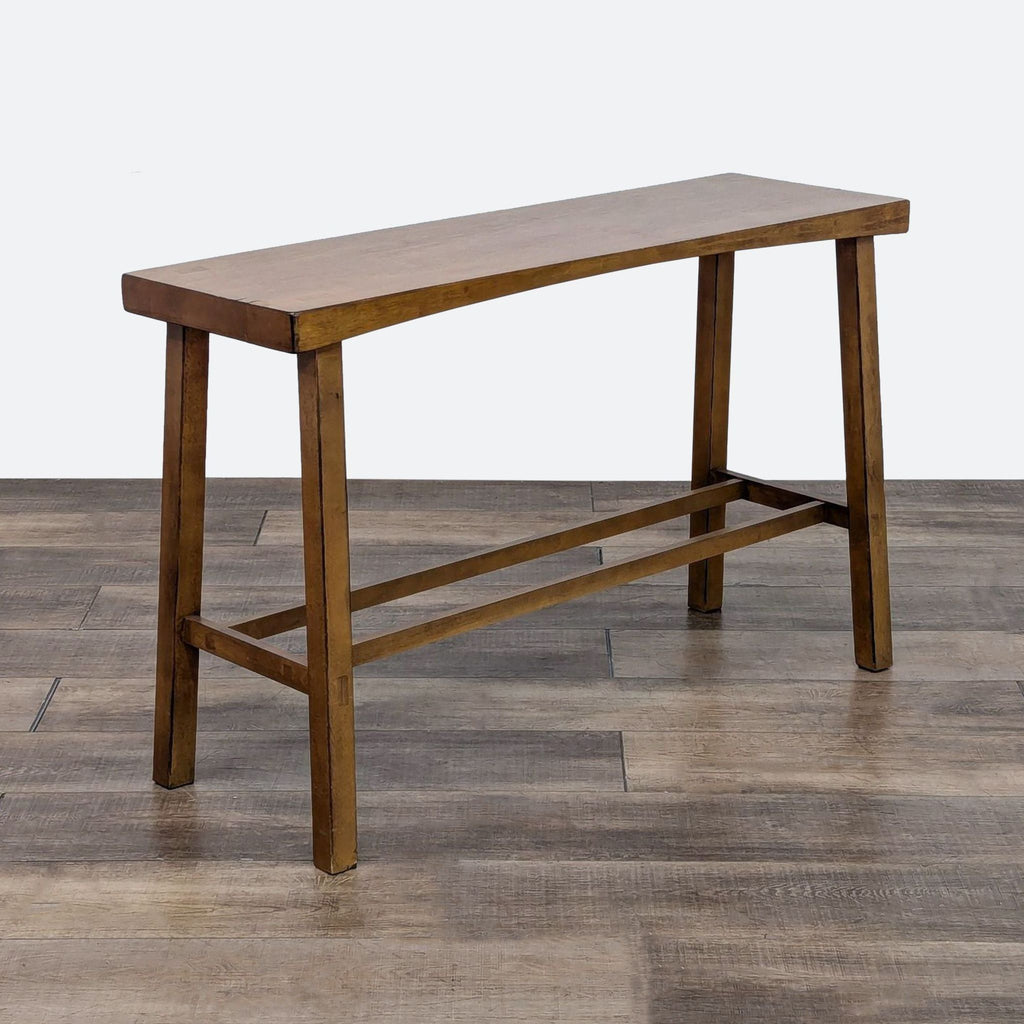 a simple, modern, and minimalist table.