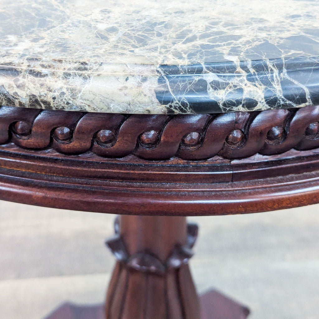 Marble Top End Table