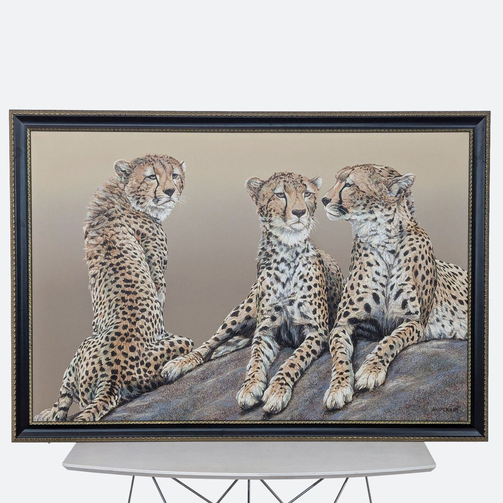 the cheetah framed print