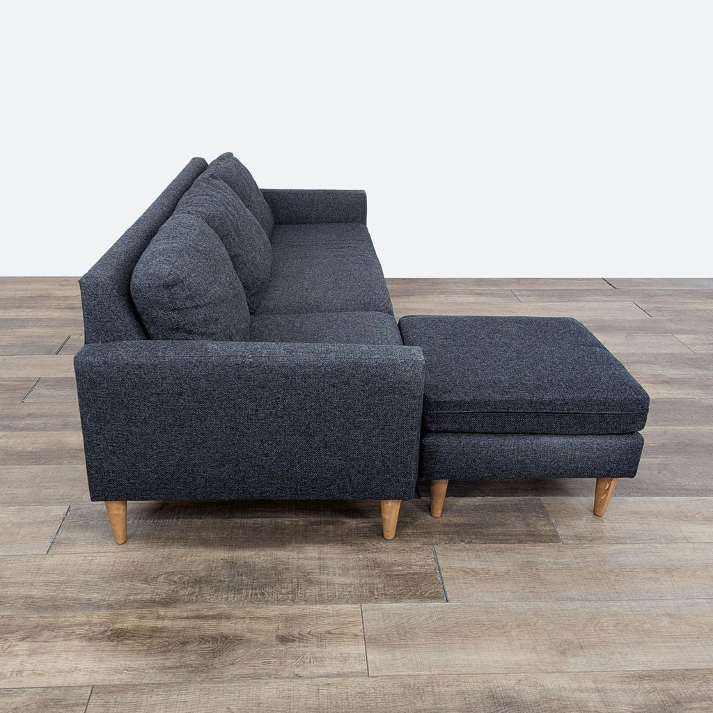 sofa and ottoman in a modern style