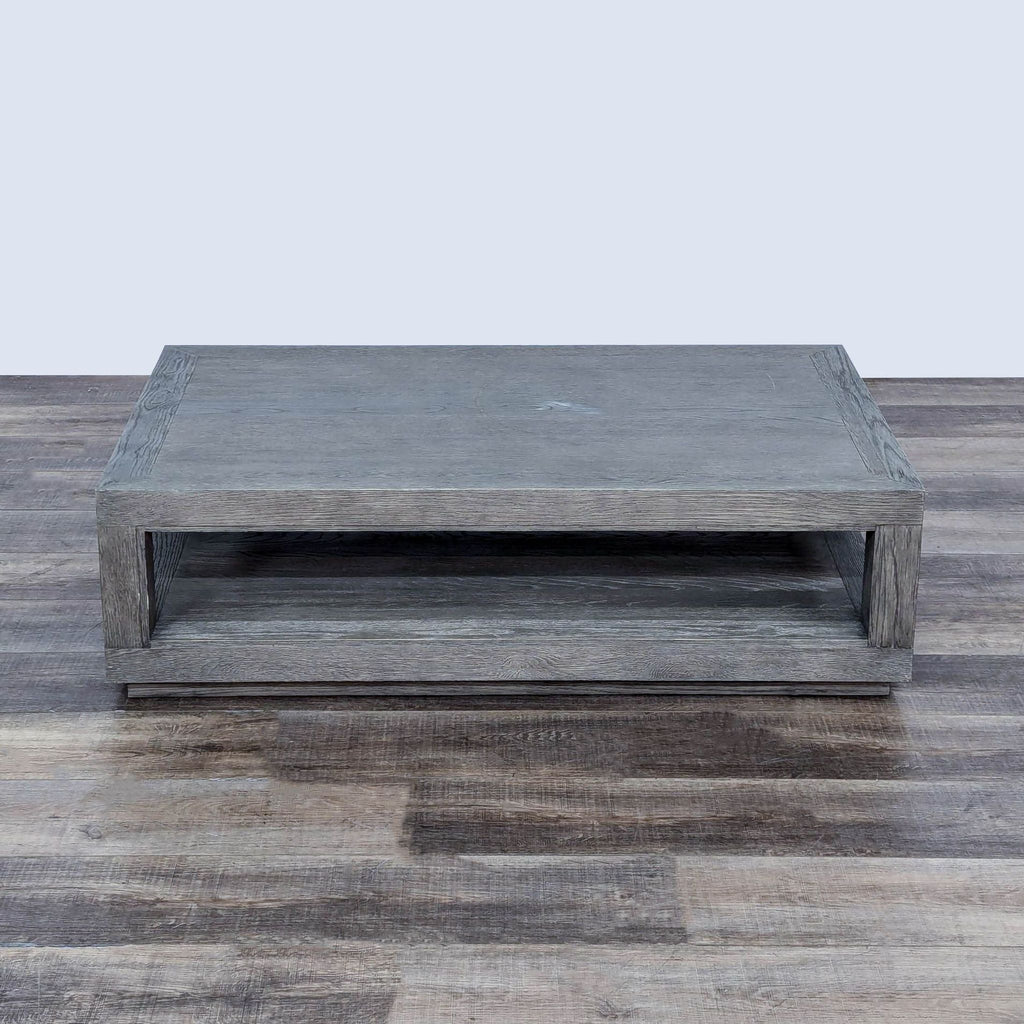 Restoration Hardware Coffee Table with Shelf