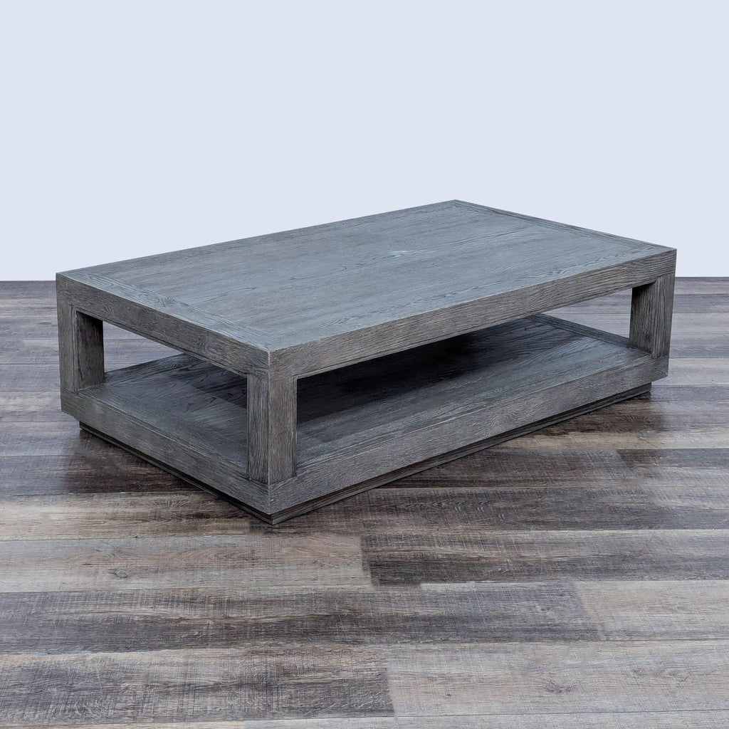 Restoration Hardware Coffee Table with Shelf