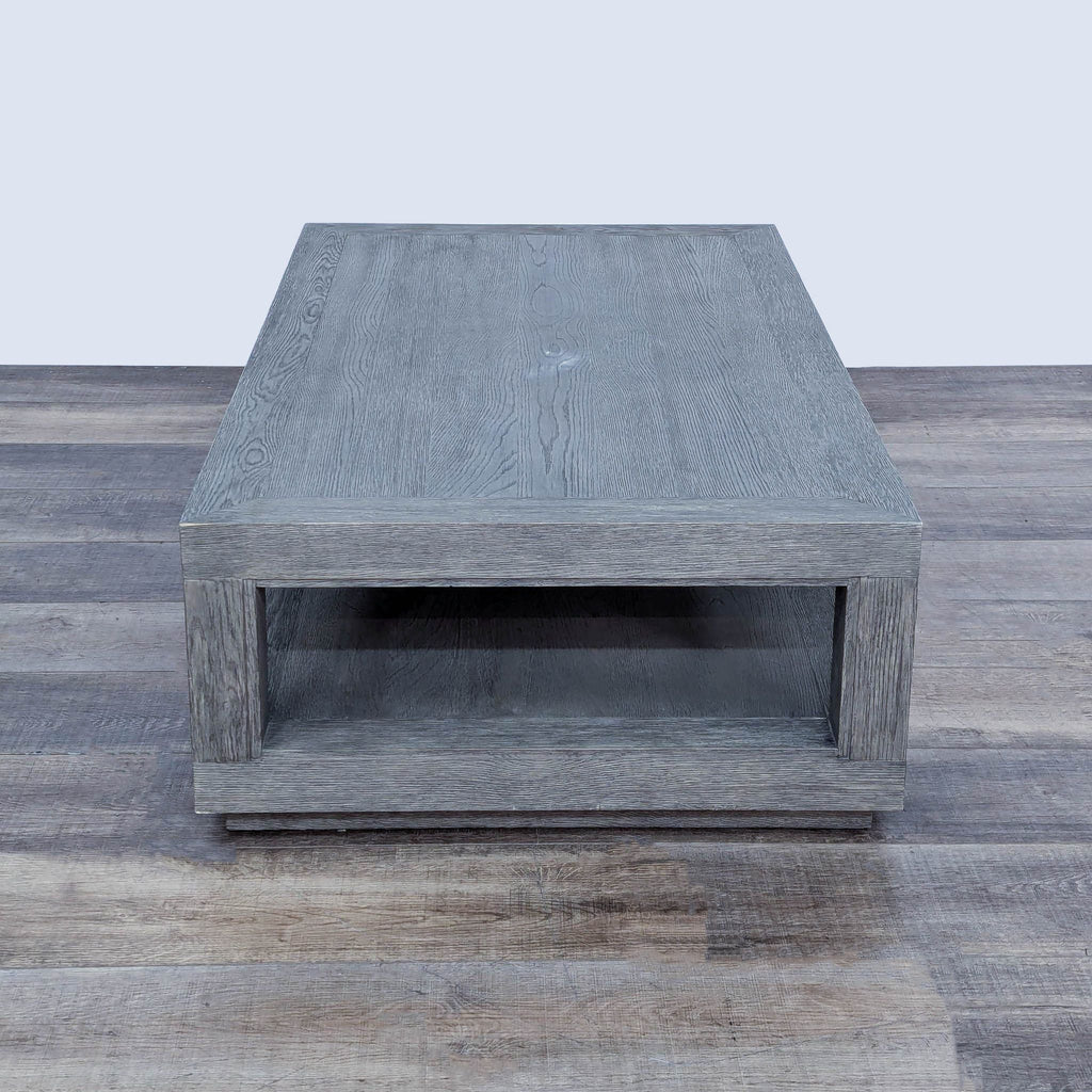 Restoration Hardware Coffee Table with Shelf