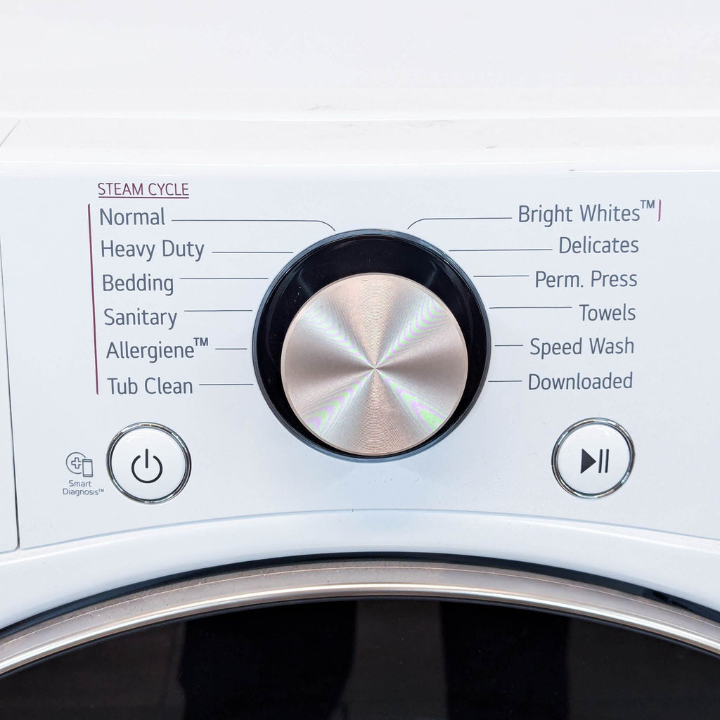 LG Ultra Large Capacity Front Load Washer in White