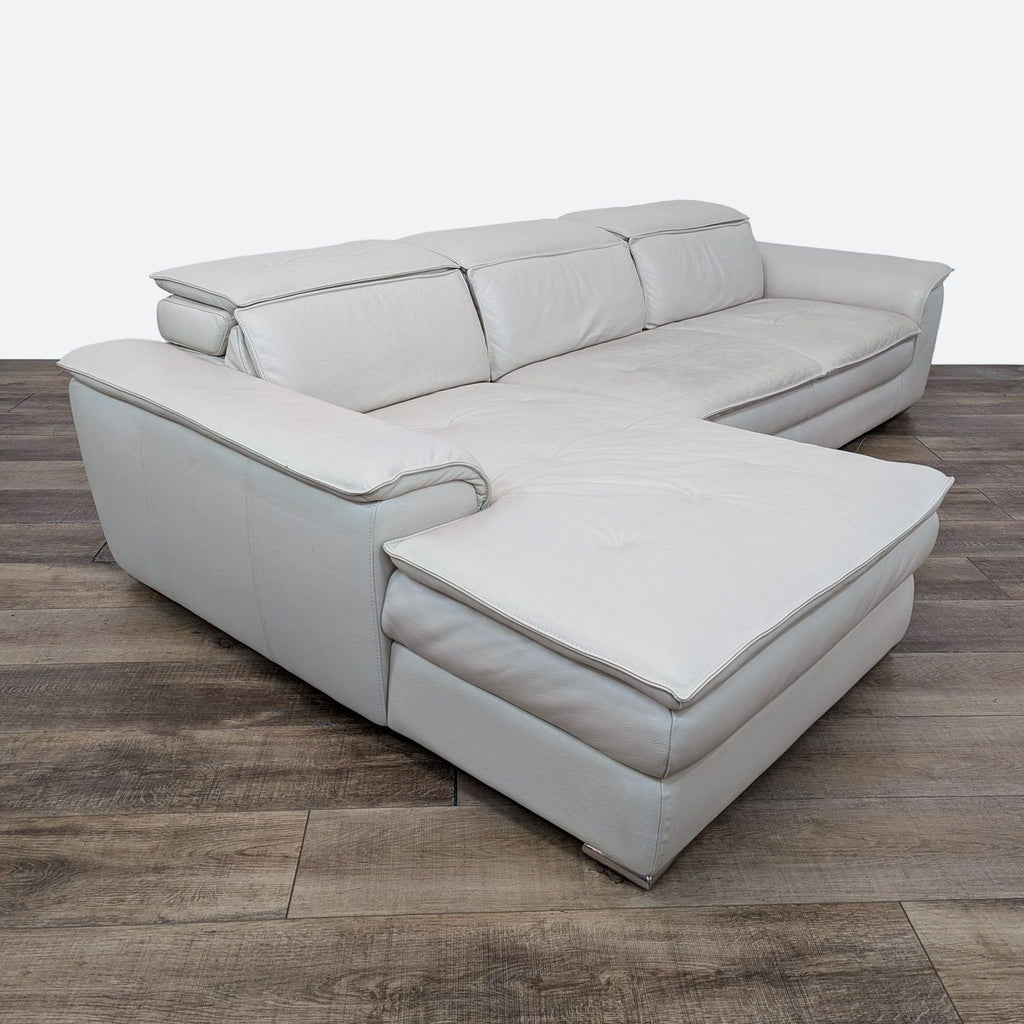 Modern Sectional Sofa with Adjustable Headrests