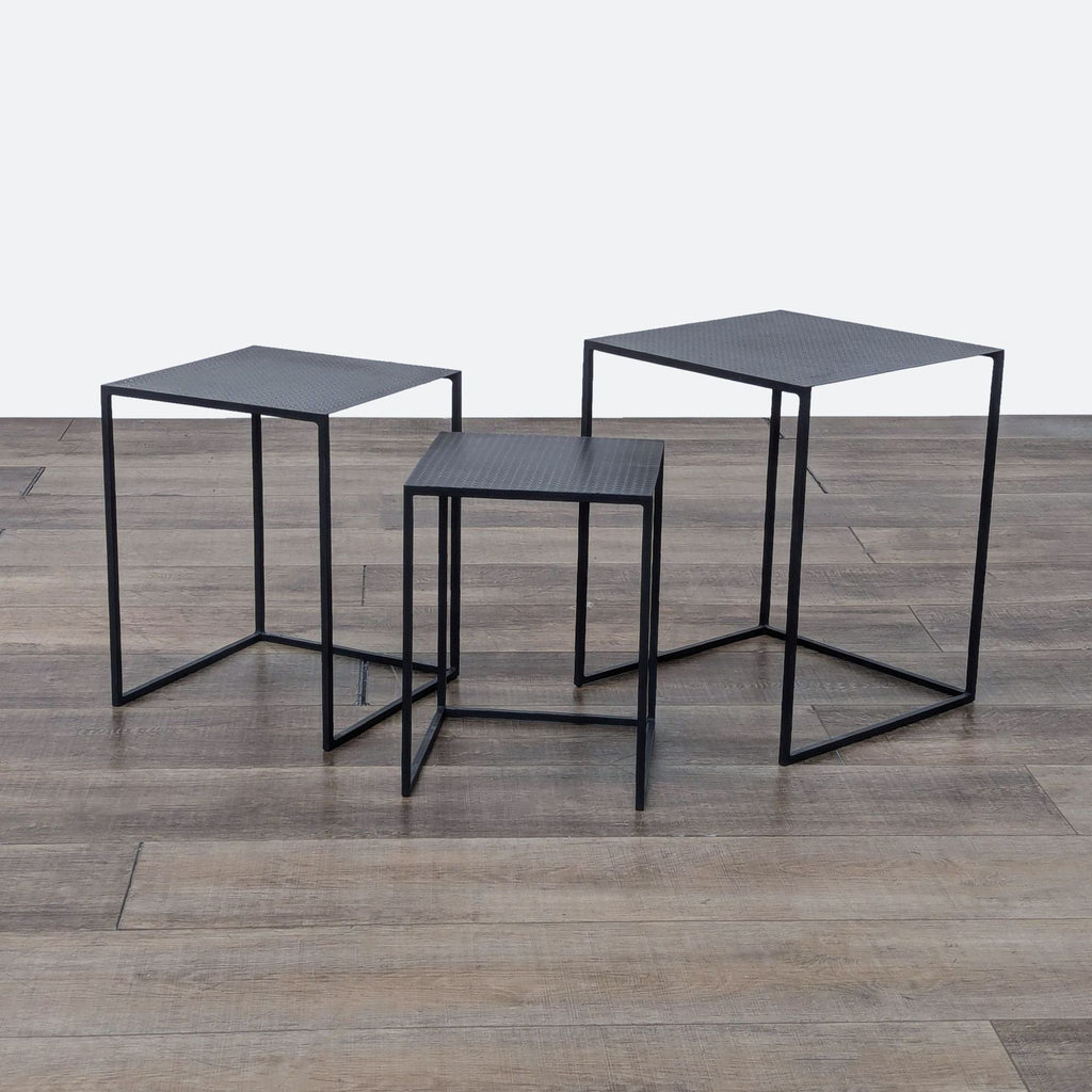 Minimalist Metal Nesting Tables