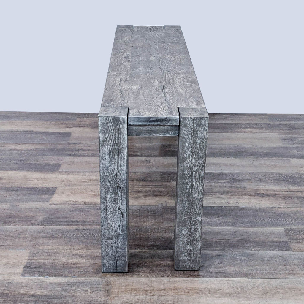 Restoration Hardware Reclaimed Oak Console Table