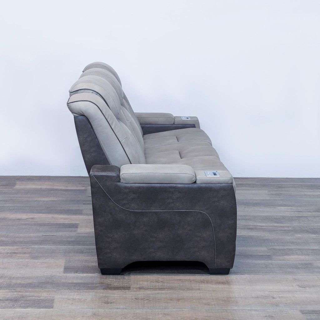 the [ unused0 ] recliner in grey