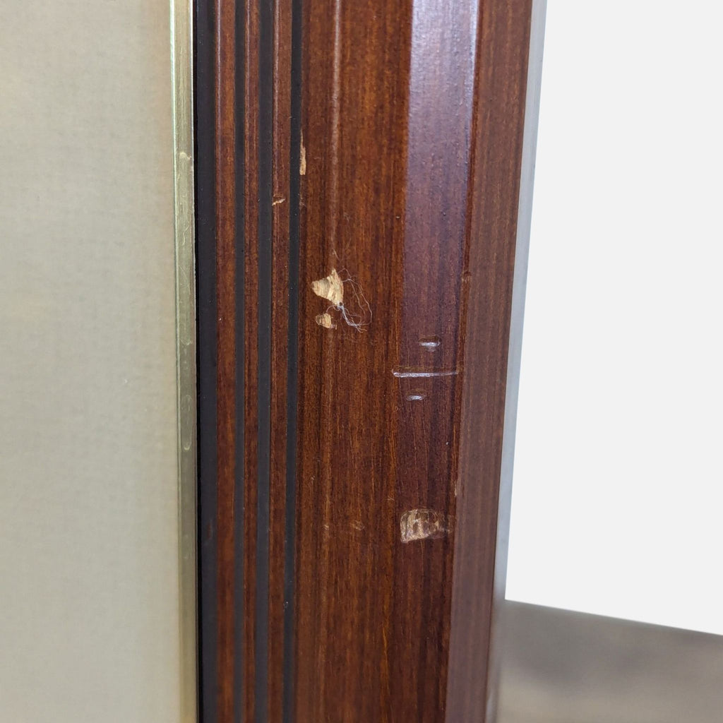 a close up of the door frame.