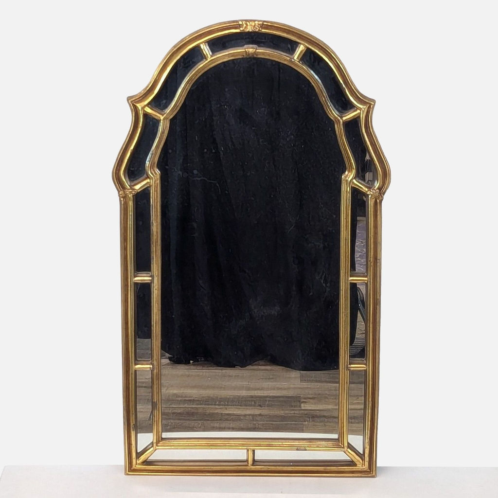 a french gothic revival mirror, circa 1970s.